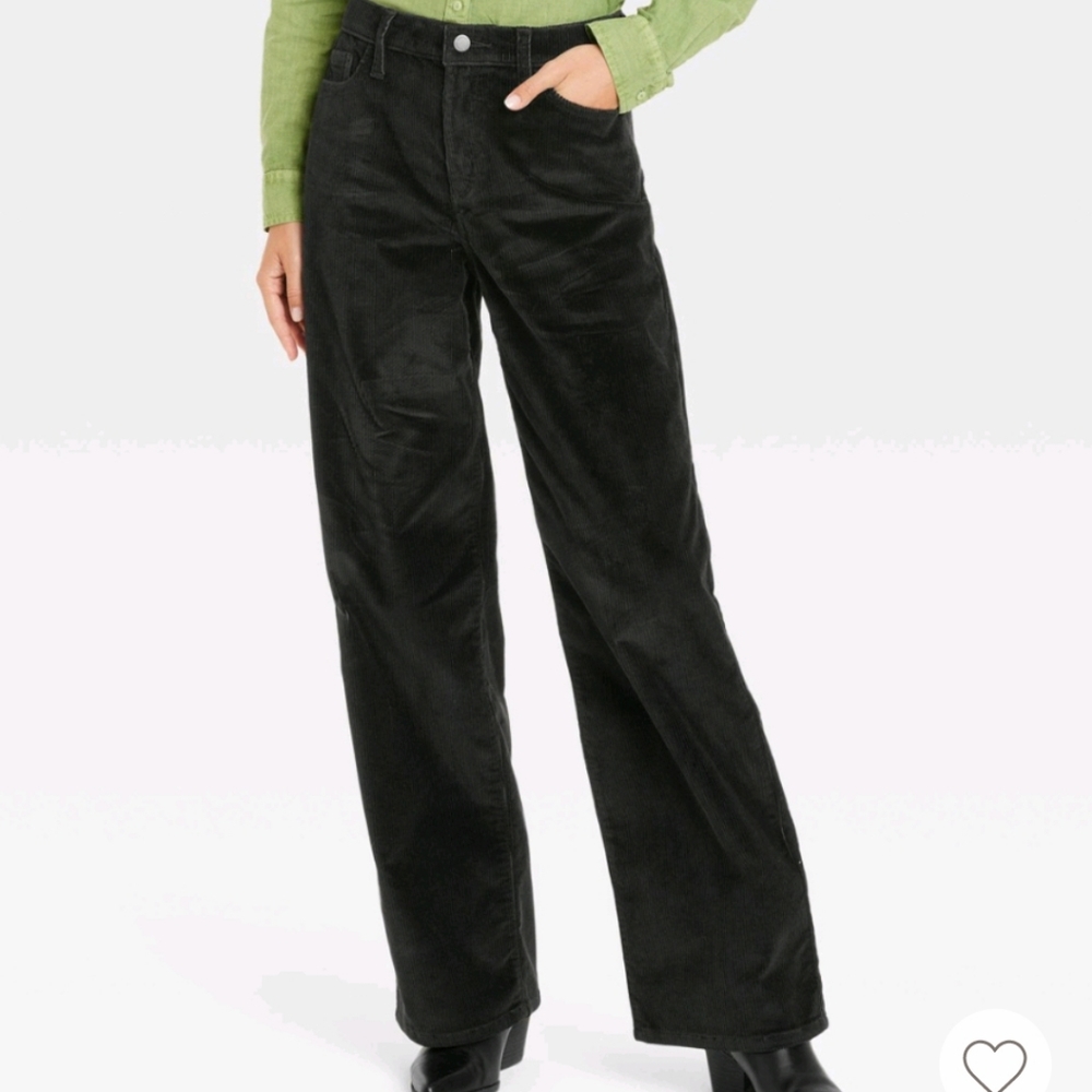 Wide Leg Corduroy Jeans